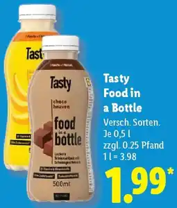 Lidl Tasty Food in a Bottle Angebot