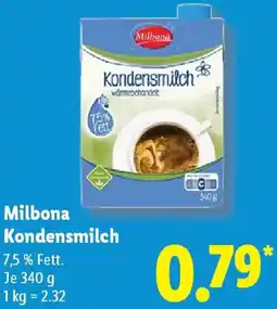 Lidl Milbona Kondensmilch Angebot