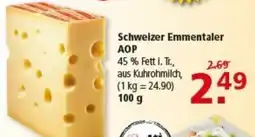 Multi Markt Schweizer Emmentaler AOP Angebot