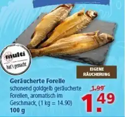Multi Markt Geräucherte Forelle Angebot
