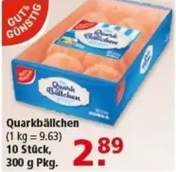 Multi Markt GUT& GUNSTIG Quark Ballchen Angebot