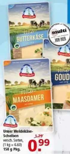 Multi Markt Unser Weidekäse- Scheiben Angebot