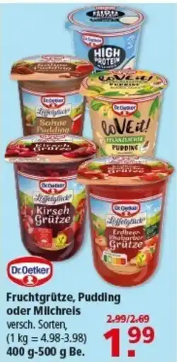 Multi Markt Dr.Oetker Fruchtgrütze, Pudding oder Milchreis Angebot