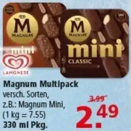 Multi Markt LANGNESE Magnum Multipack Angebot