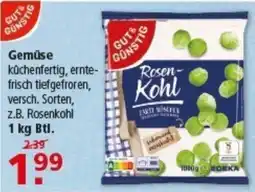 Multi Markt GUT&GUNSTI Gemüse Angebot