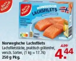 Multi Markt GUT& GUNSTIG Norwegische Lachsfilets Angebot