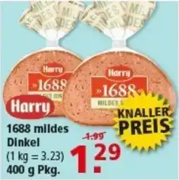 Multi Markt Harry 1688 mildes Dinkel Angebot