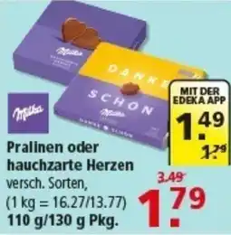 Multi Markt Milka Pralinen oder hauchzarte Herzen Angebot