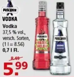Multi Markt PUSCHKIN Vodka Angebot