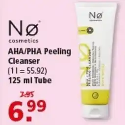 Multi Markt No cosmetics AHA/PHA Peeling Cleanser Angebot