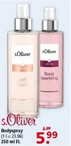 Multi Markt s.Oliver Bodyspray Angebot