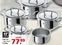 Multi Markt ZWILLING Topf-Set Twin Classic" 5-teilig Angebot