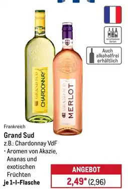 METRO Grand Sud z.B.: Chardonnay VdF Angebot