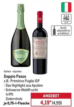 METRO Doppio Passo z.B.: Primitivo Puglia IGP Angebot