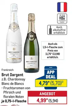 METRO Brut Dargent z.B.: Chardonnay Blanc de Blancs Angebot