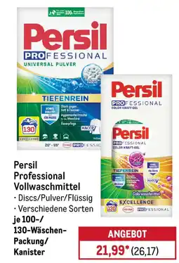 METRO Persil Professional Vollwaschmittel Angebot