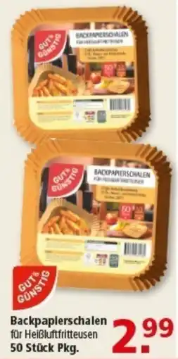 Multi Markt GUT& GUNSTIG Backpapierschalen Angebot