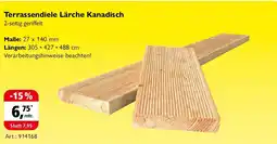 Holz Possling Terrassendiele Lärche Kanadisch Angebot