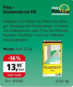 Holz Possling Holz Possling Flex - Klebemörtel FK Angebot