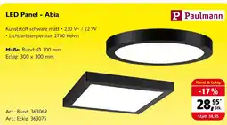 Holz Possling Paulmann LED Panel - Abia Angebot