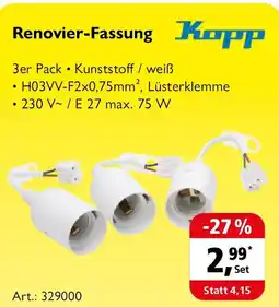 Holz Possling Kopp Renovier-Fassung Angebot