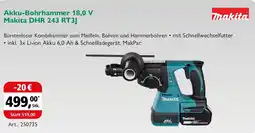 Holz Possling Makita Akku-Bohrhammer 18,0 V Makita DHR 243 RT3J Angebot