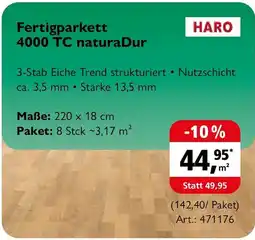 Holz Possling HARO Fertigparkett 4000 TC naturaDur Angebot