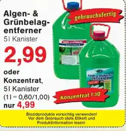 Wiglo Wunderland Algen- & Grünbelagentferner Angebot