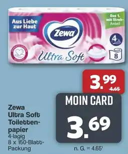 Famila Nord West Zewa Ultra Soft Toiletten- papier 4-lagig Angebot