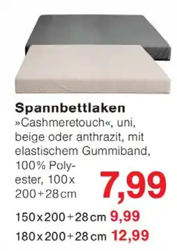 Wiglo Wunderland Spannbettlaken >>Cashmeretouch<< Angebot