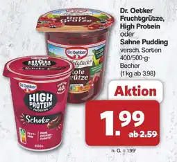 Famila Nord West Dr. Oetker Fruchtgrütze, High Protein oder Sahne Pudding Angebot