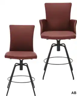 XXXLutz Musterring Leder-Barhocker Angebot