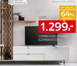 XXXLutz moderano Lowboard-Paneel-Kombination Angebot
