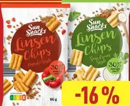 Aldi Nord Sun Snacks Linsenchips Angebot