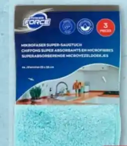 Aldi Nord Power Force Mikrofaser Saugtuch Angebot