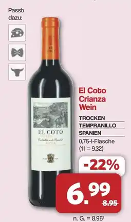 Famila Nord West El Coto Crianza Wein Angebot