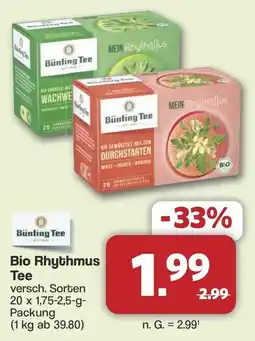 Famila Nord West Bünting Tee Bio Rhythmus Tee Angebot