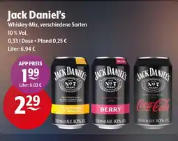 Getränke Hoffmann Jack Daniel's Whiskey-Mix Angebot