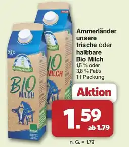 Famila Nord West Ammerländer unsere frische oder haltbare Bio Milch Angebot