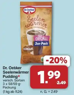 Famila Nord West Dr. Oetker Seelenwärmer Pudding Angebot