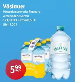 Getränke Hoffmann Vöslauer Mineralwasser oder Flavours Angebot