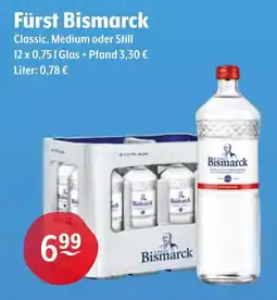 Getränke Hoffmann Fürst Bismarck Classic, Medium oder Still Angebot