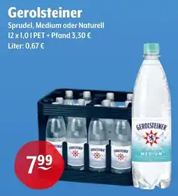 Getränke Hoffmann Gerolsteiner Sprudel, Medium oder Naturell Angebot