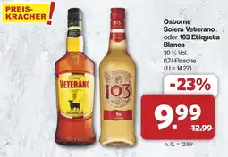 Famila Nord West Osborne Solera Veterano oder 103 Etiqueta Blanca Angebot