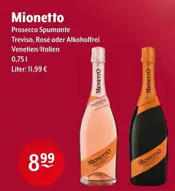 Getränke Hoffmann Mionetto Prosecco Spumante Treviso, Rosé oder Alkoholfrei Angebot