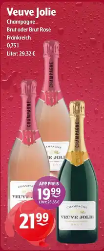 Getränke Hoffmann Veuve Jolie Champagne Brut oder Brut Rosé Angebot