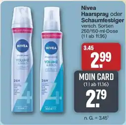 Famila Nord West Nivea Haarspray oder Schaumfestiger Angebot