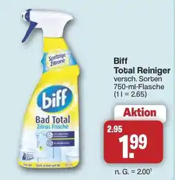 Famila Nord West Biff Total Reiniger Angebot
