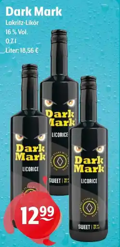 Getränke Hoffmann Dark Mark Lakritz-Likör Angebot