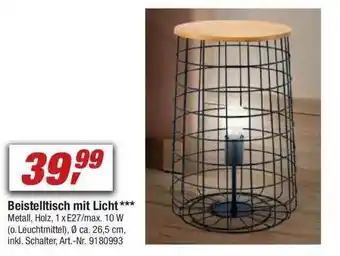 toom Baumarkt Beistelltisch Mit Licht Angebot